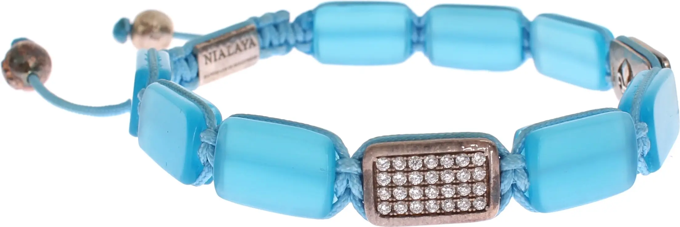 Armband Nialaya Schmuck Chic Nialaya Diamant & Opal Perlen