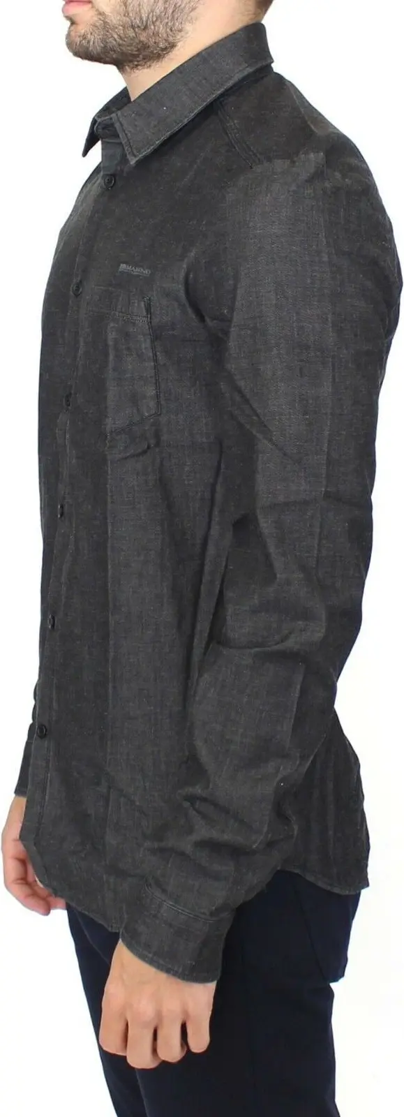 Hemd Ermanno Scervino Denim Jeans Baumwolle Casual Stretch