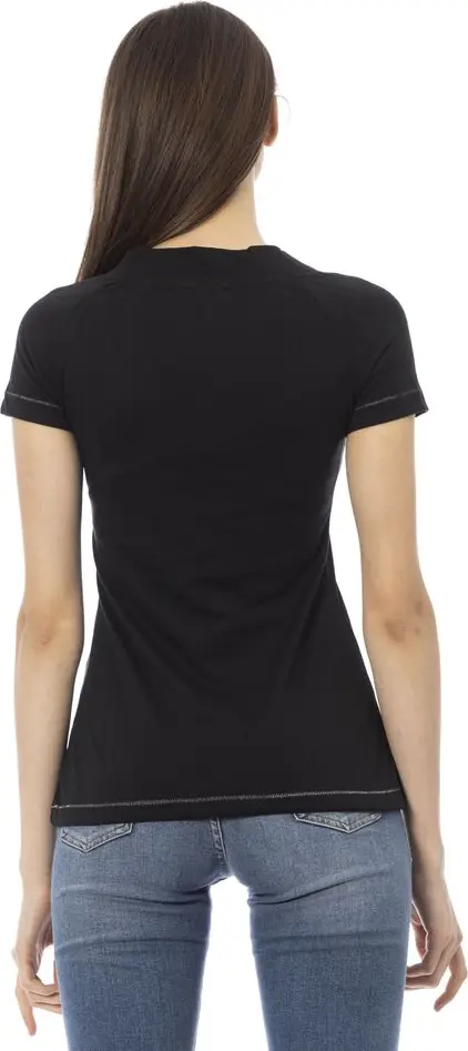 T-Shirt Trussardi Black Cotton Women