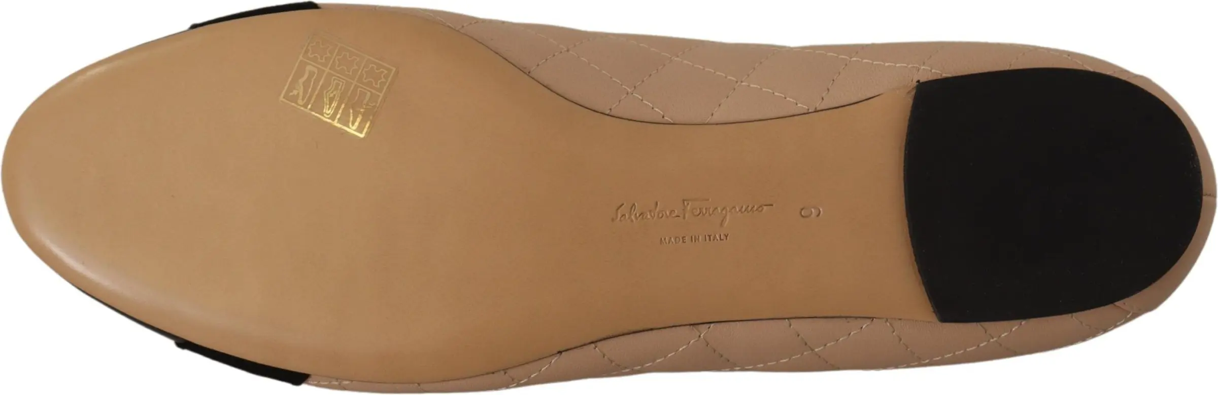 Salvatore Ferragamo Elegante Loafer aus gestepptem Leder