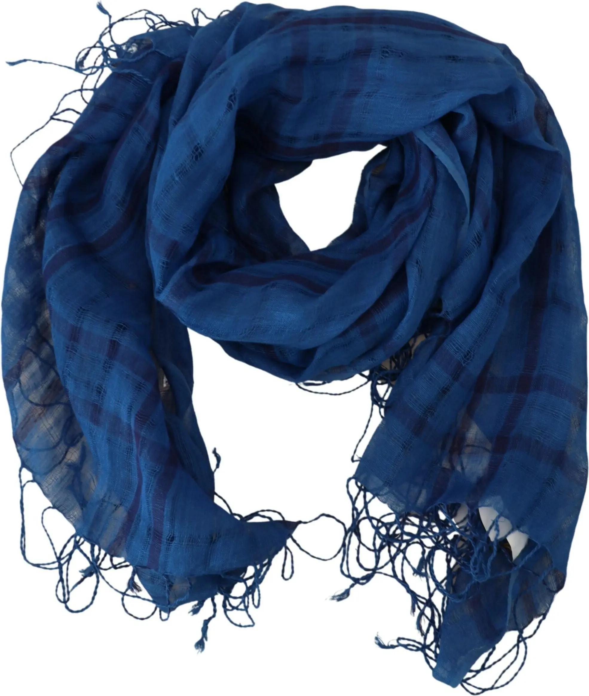 Scarf Costume National Chic Linen Fringed Scarf