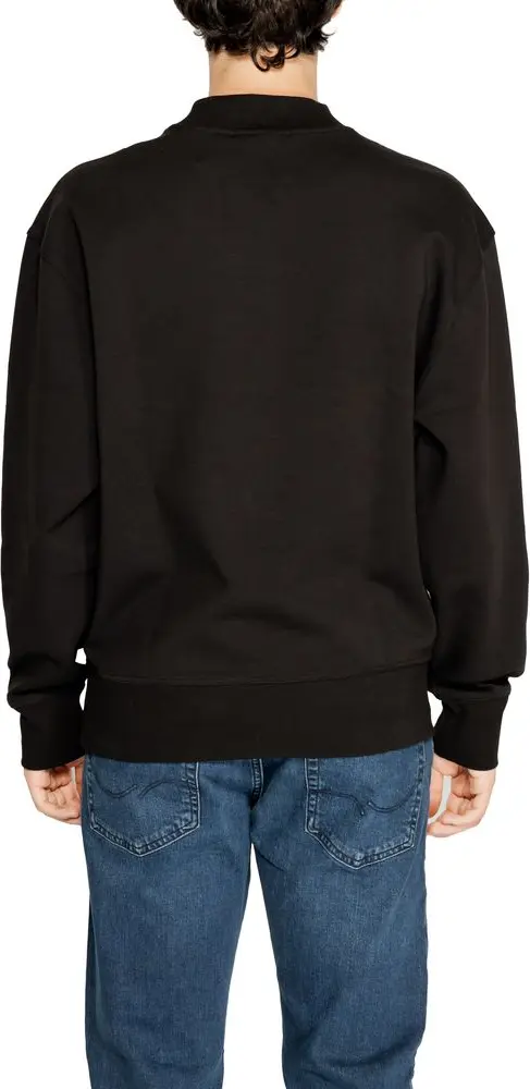 Calvin Klein Jeans Black Recycled Cotton Sweatshirt