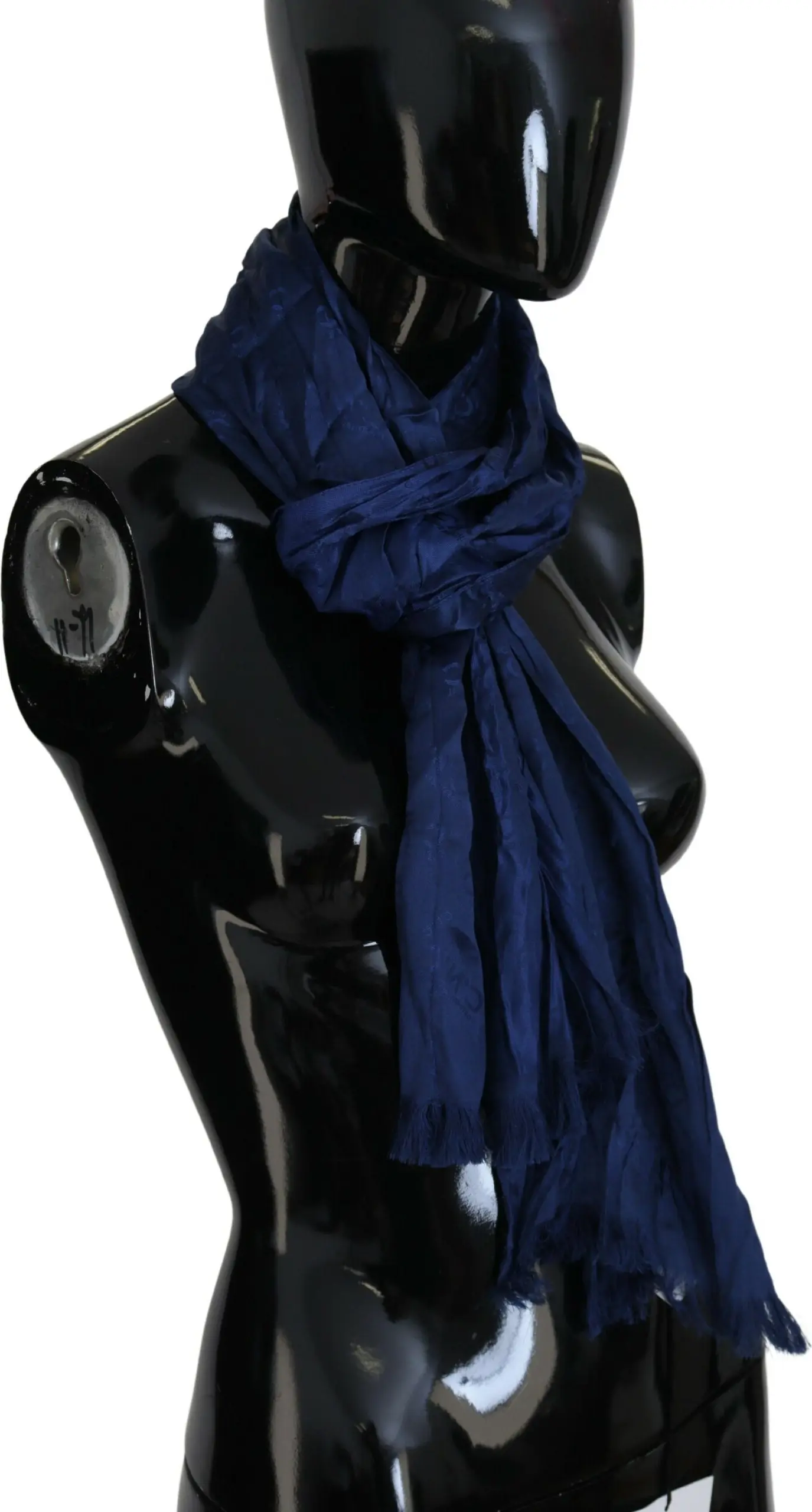 Scarf Costume National Elegant Silk Fringe Scarf