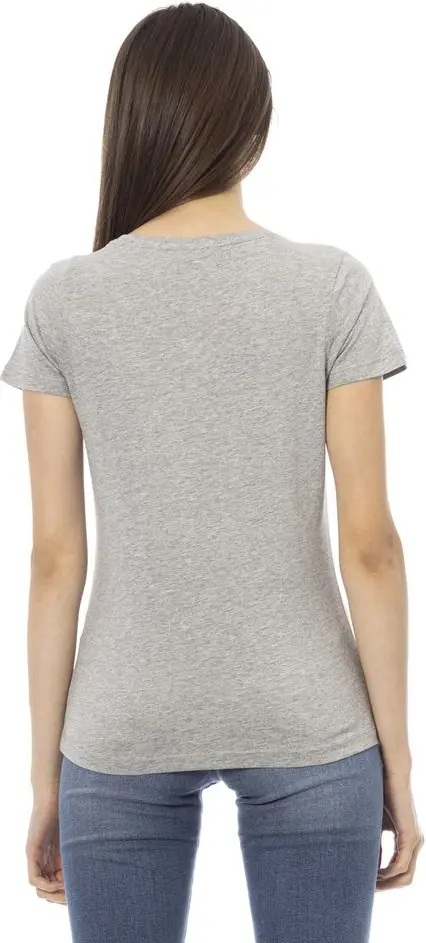 Trussardi Gray Cotton Women T-Shirt