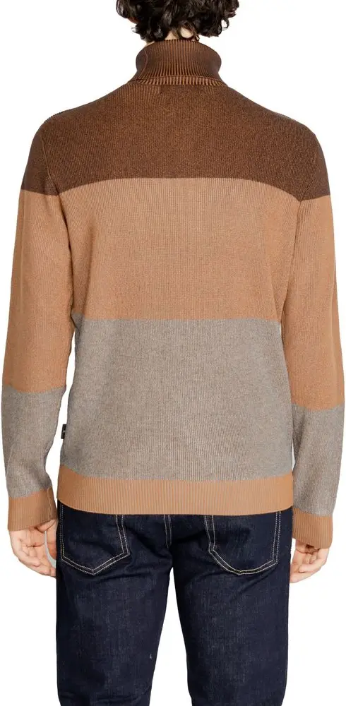 Brown Viscose Turtleneck by Hamaki-Ho