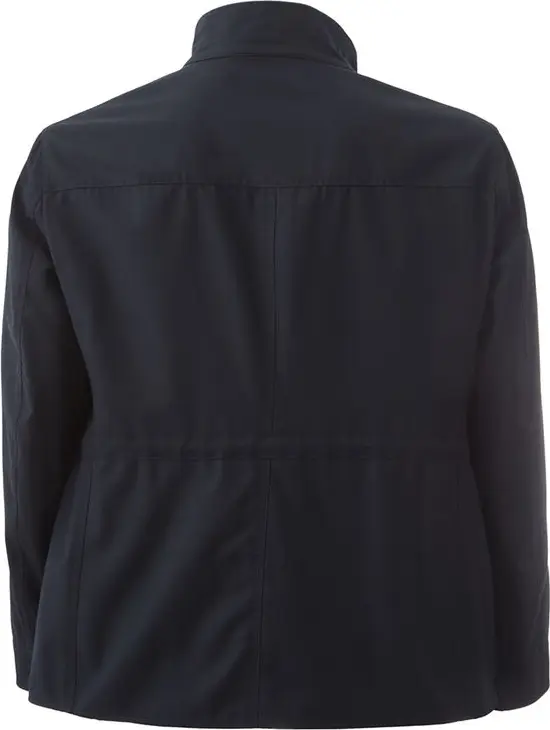 Blauer Wollmantel Lardini