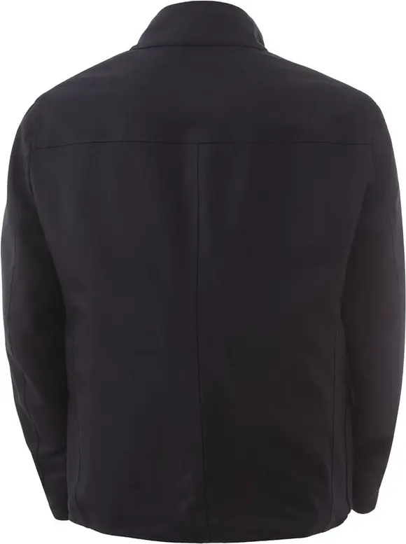 Blauer Wollmantel Lardini