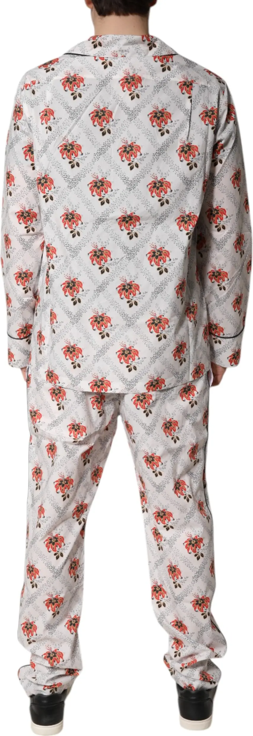 Pajama Set Dolce & Gabbana Multicolor Floral Print Cotton