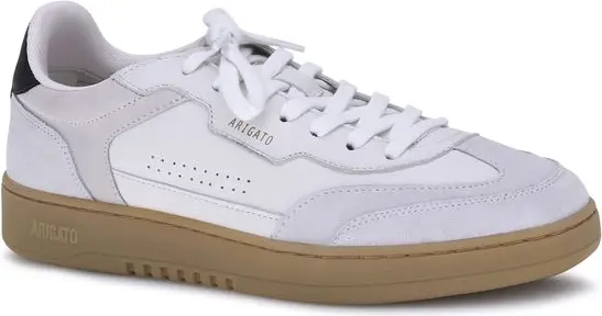 Weiße Kalbsleder Bos Taurus Low Top Sneaker Axel Arigato