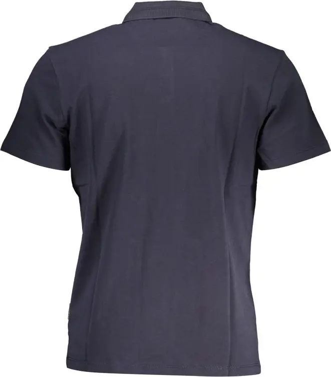 Blue Cotton Polo Shirt Napapijri