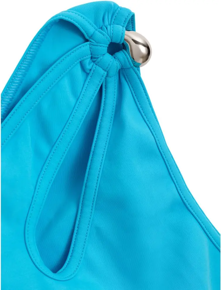 Turquoise Polyamide Bikini Bottega Veneta