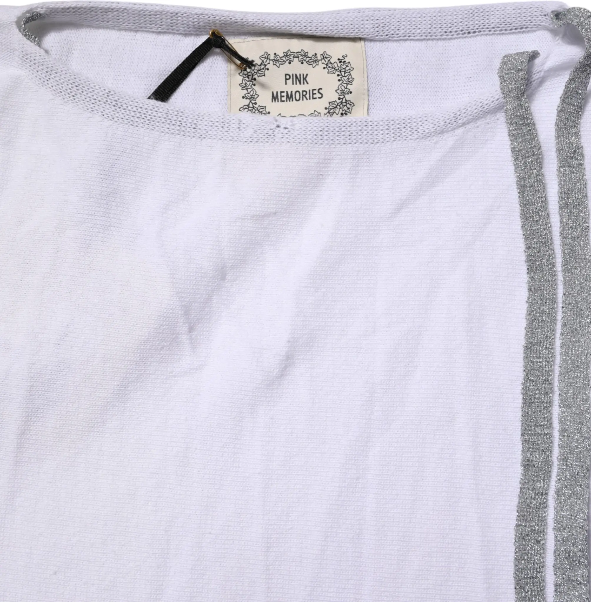 Weiße Baumwollbluse von Think Pink