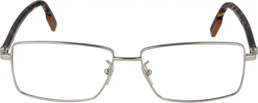 Ermenegildo Zegna Silberne Metall-Brillengläser