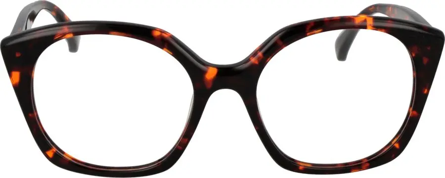 Braune Kunststoff-Brillengestelle Max Mara.