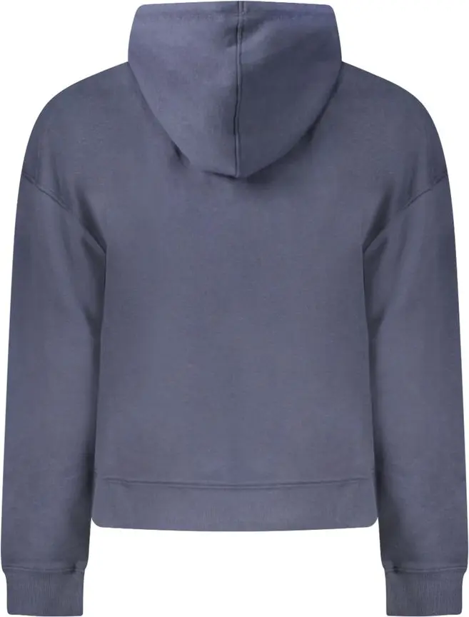 Blue Cotton Women Sweater