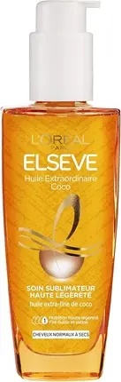 Haaröl L'Oreal Professional Elseve Extraordinary Coco Care Ohne Ausspülen, Leichte Hochnährpflege