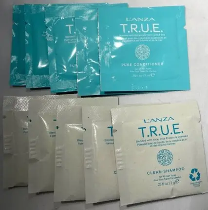 Shampoo und Conditioner Päckchen L'Anza True Clean