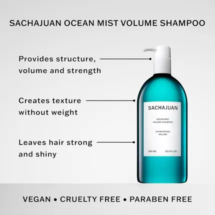 Shampoo SACHAJUAN Ocean Mist Volume