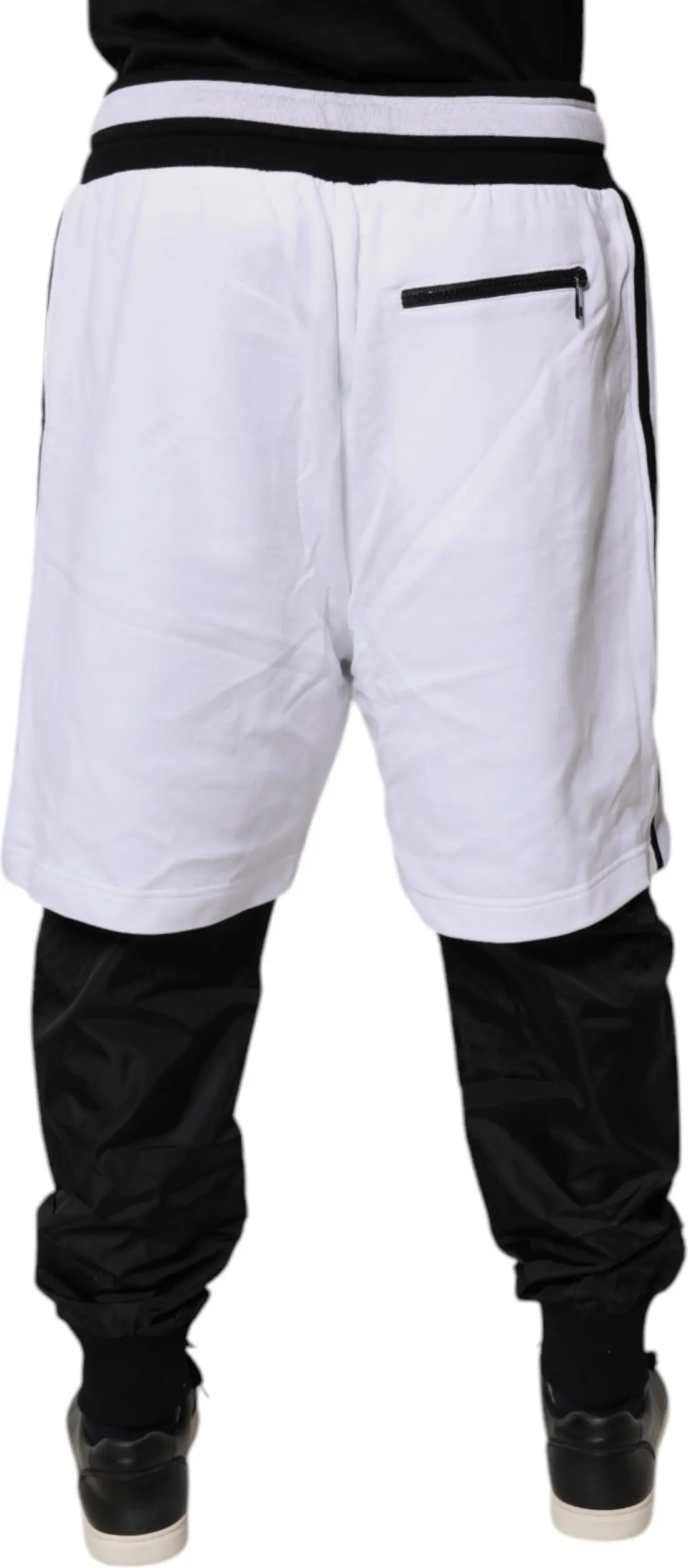 Cotton Layered Sweatpants Pants Dolce & Gabbana