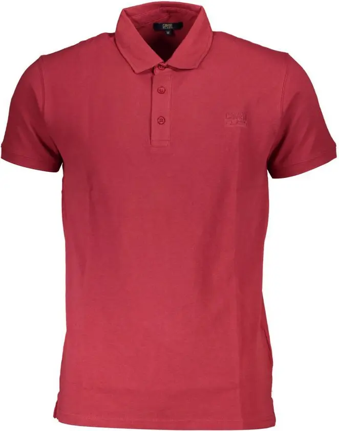 Red Cotton Polo Shirt
