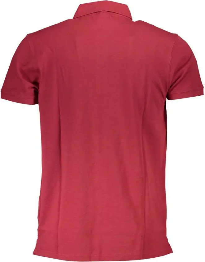 Red Cotton Polo Shirt