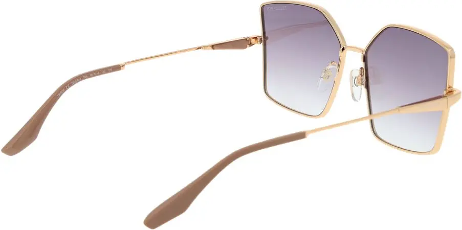 Goldene Metall Sonnenbrille Trussardi