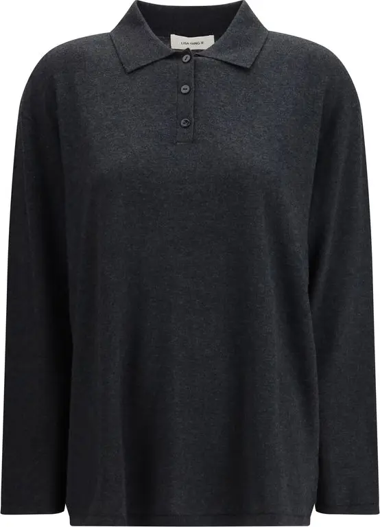 Graues Baumwoll-Sweatshirt Lisa Yang