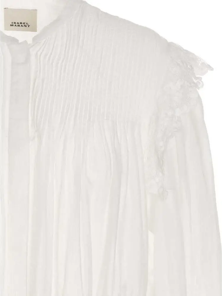 White Viscose Top Isabel Marant