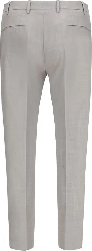 Trousers PT Torino Gray Fleece Wool