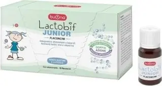 BUONA Lactobif Junior Fiber and Vitamins Supplement 10 Vials