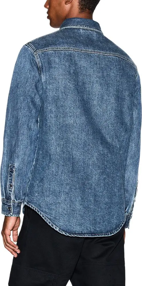 Blue Denim Shirt Armani Exchange
