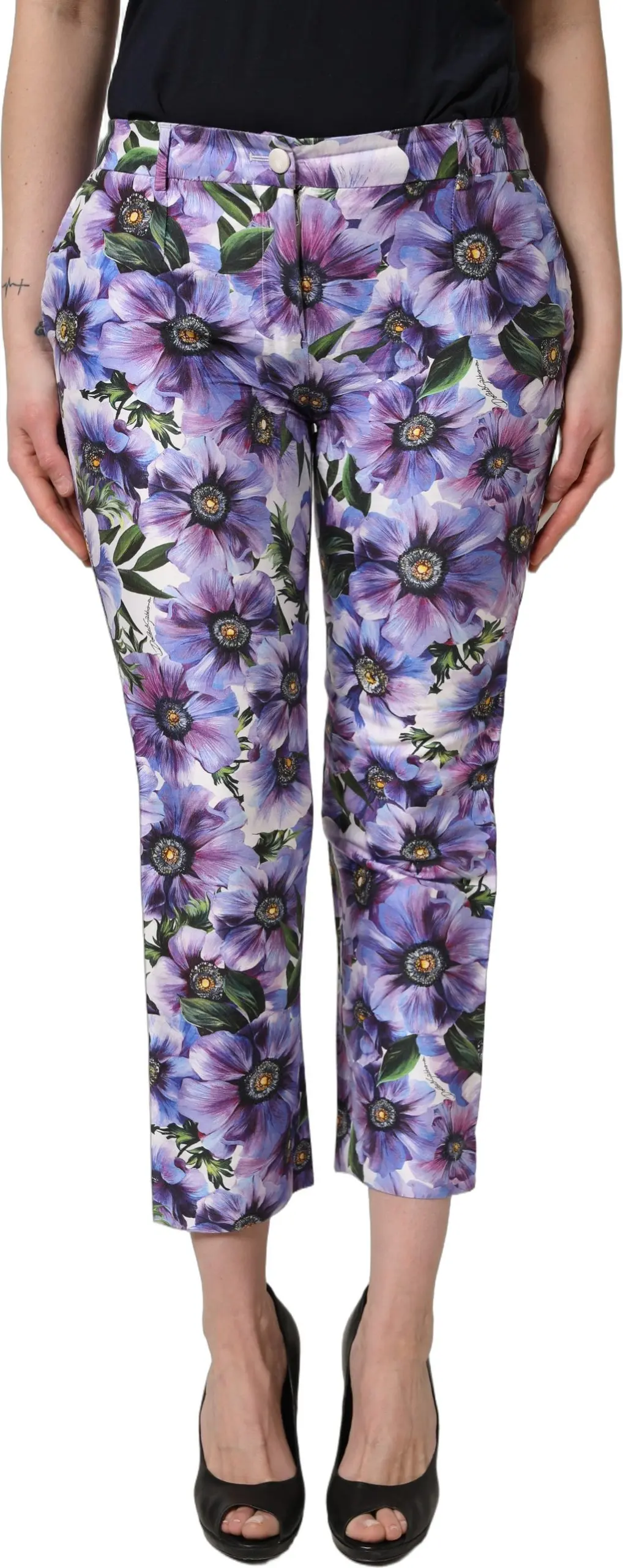 Cropped Trouser Pants Dolce & Gabbana