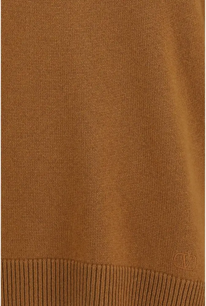 Sweater Valentino Brown Cashmere