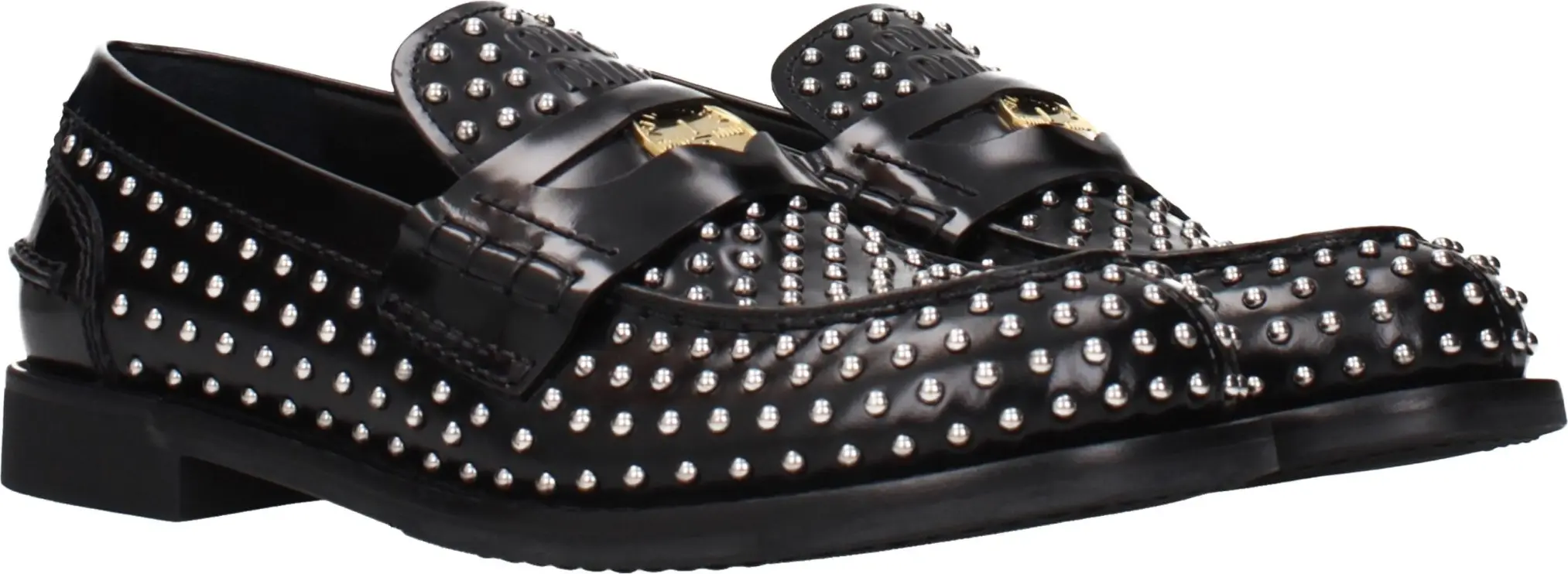 Loafers Miu Miu Black Leather