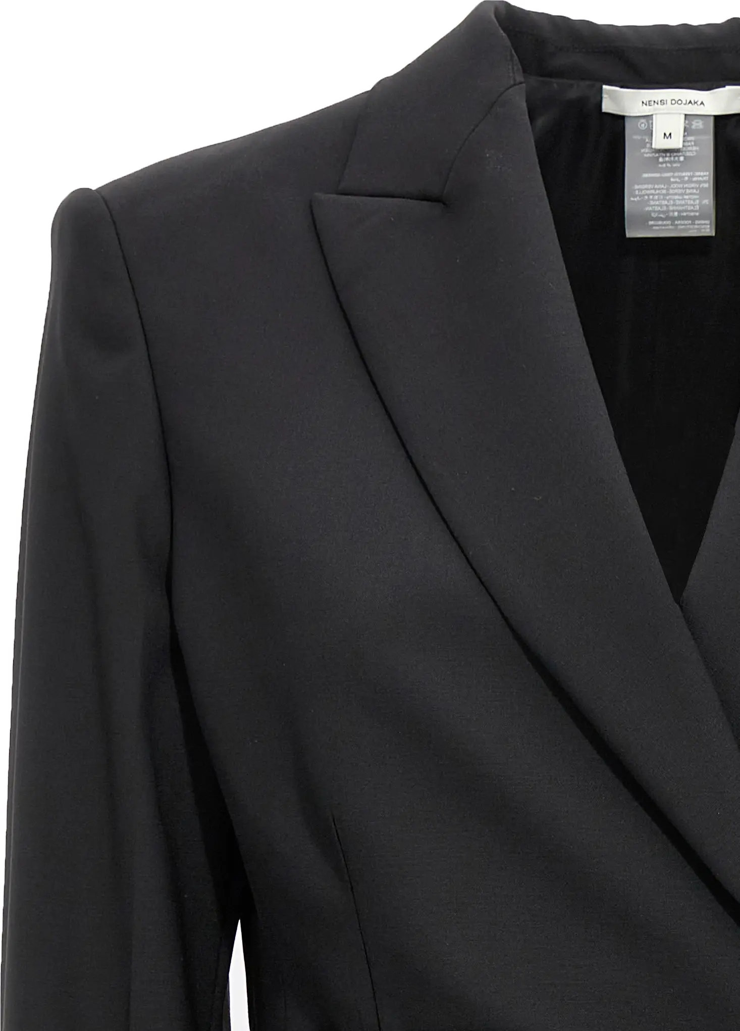 Blazer Nensi Dojaka Black Virgin Wool