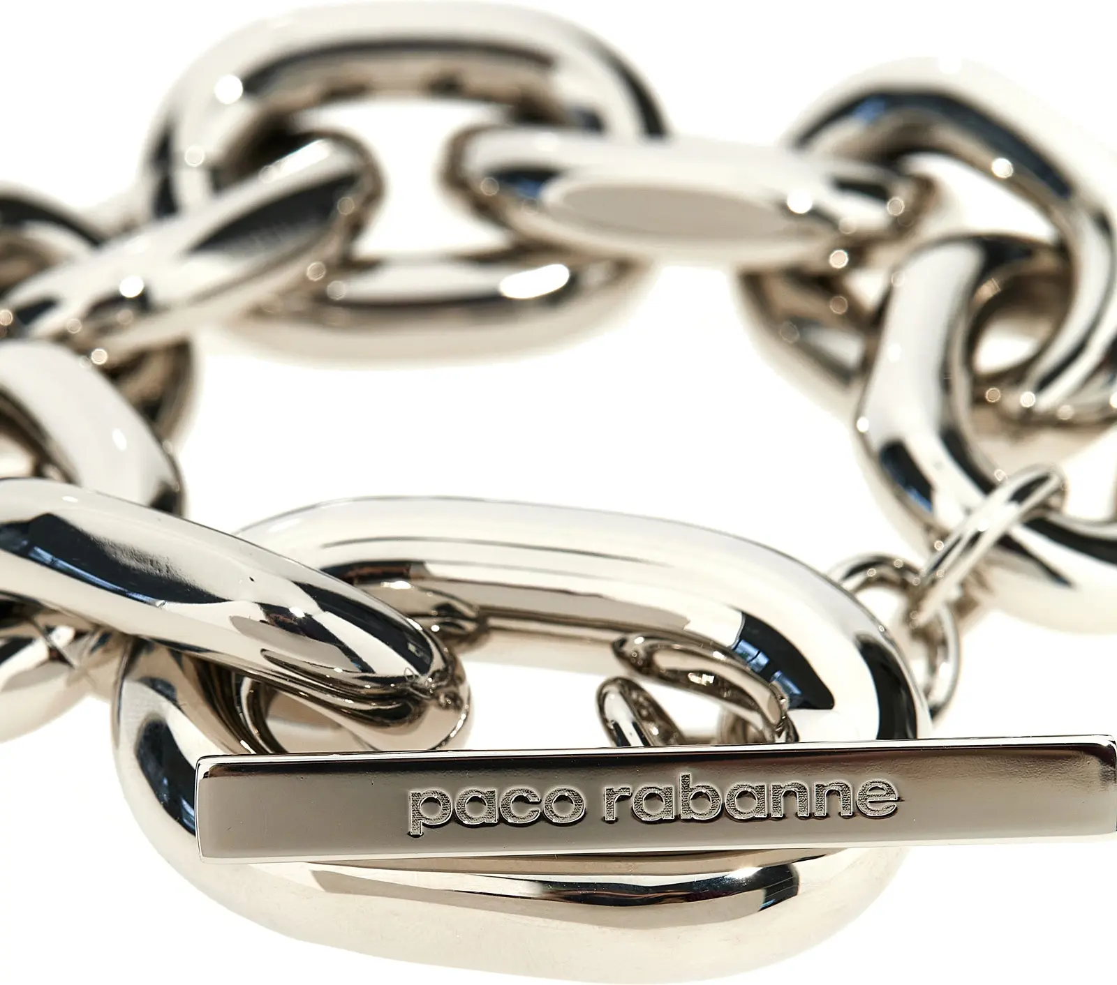 Silver Metal Bracelet Paco Rabanne