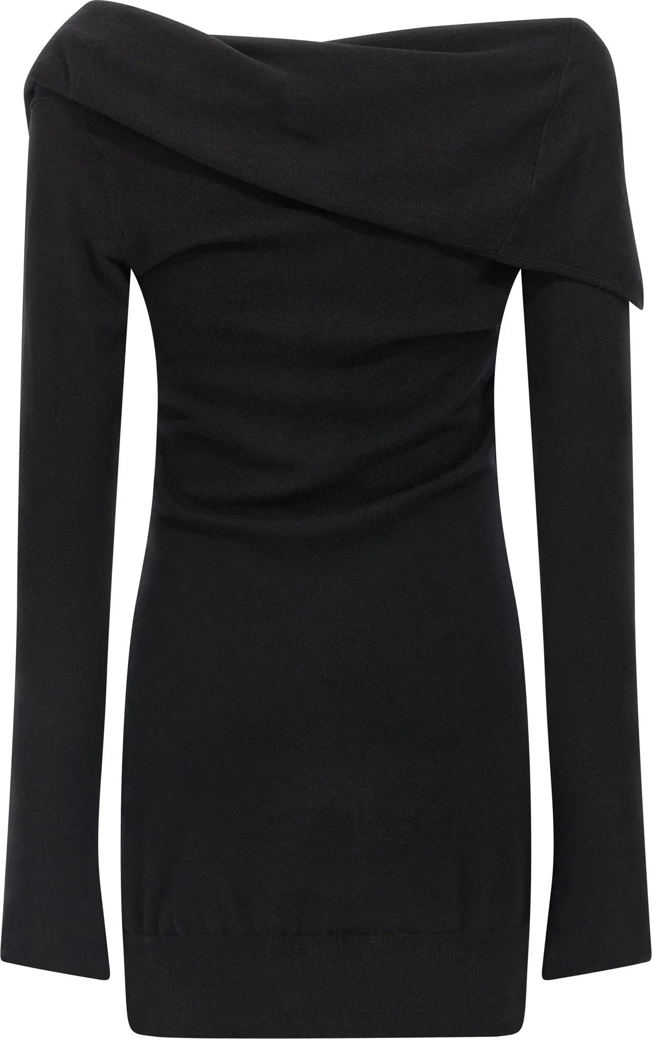 Kleid The Attico Schwarz Schurwolle Kurz Kleid