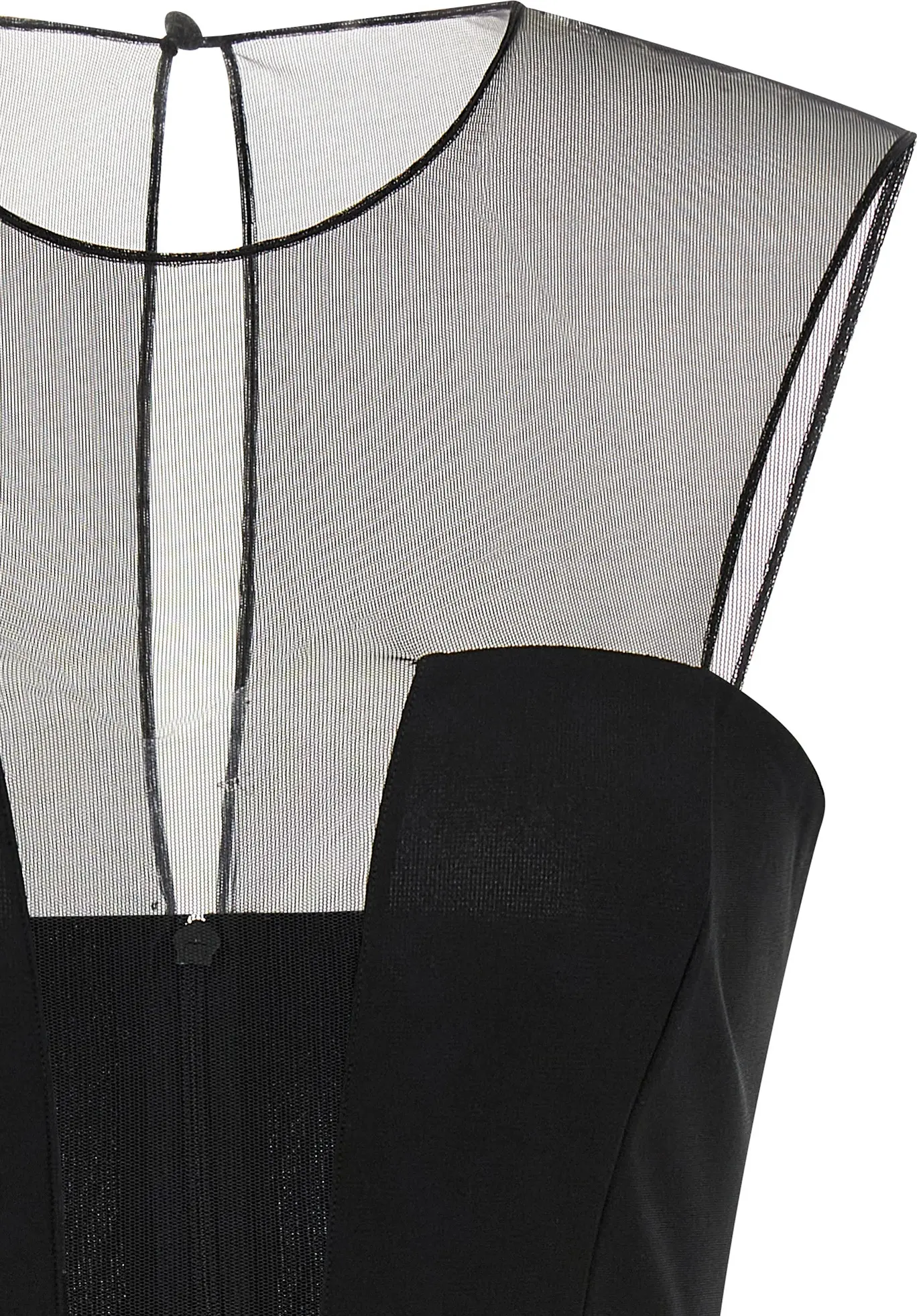 Schwarzes Viskose-Minikleid von Nensi Dojaka