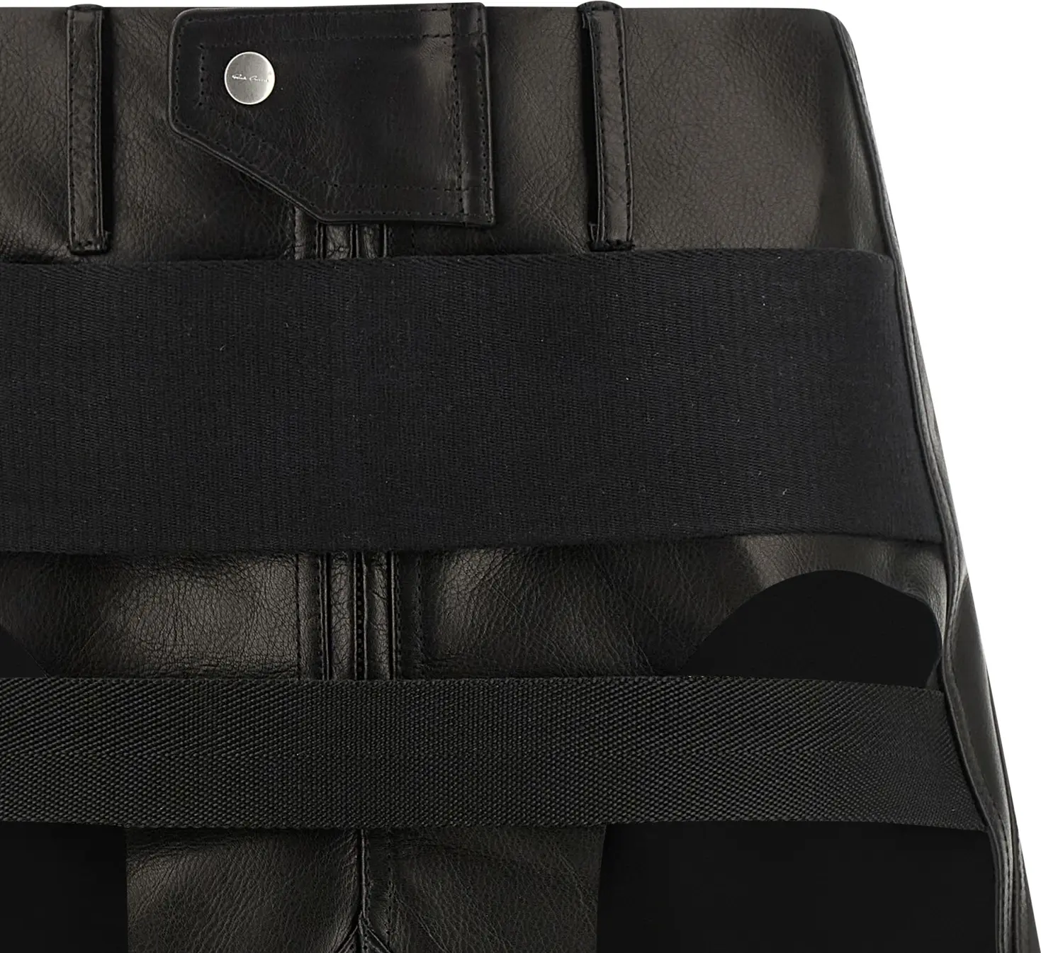 Schwarzer Kalbsleder-Maxirock von Rick Owens
