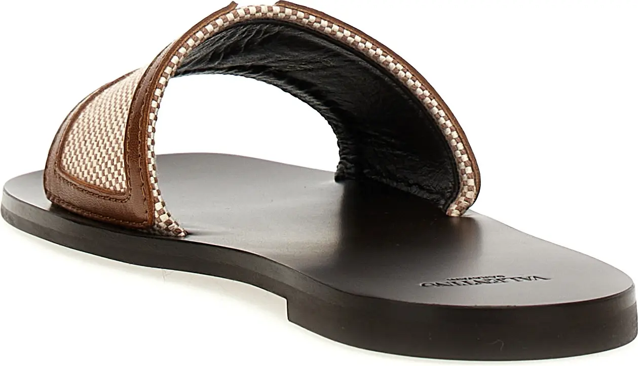 Sandals Valentino Garavani Brown Cotton