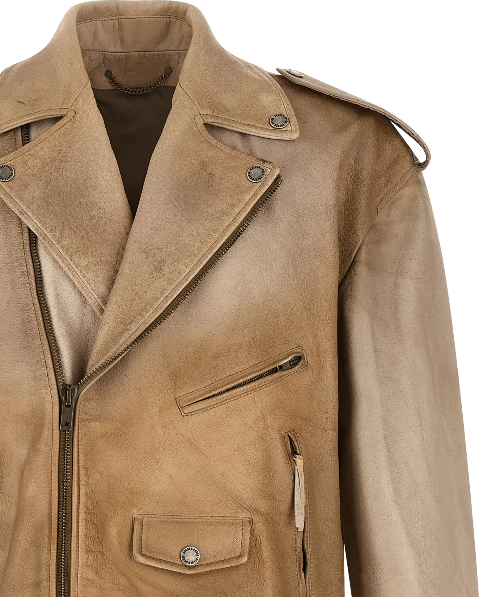 Leather Jacket Golden Goose