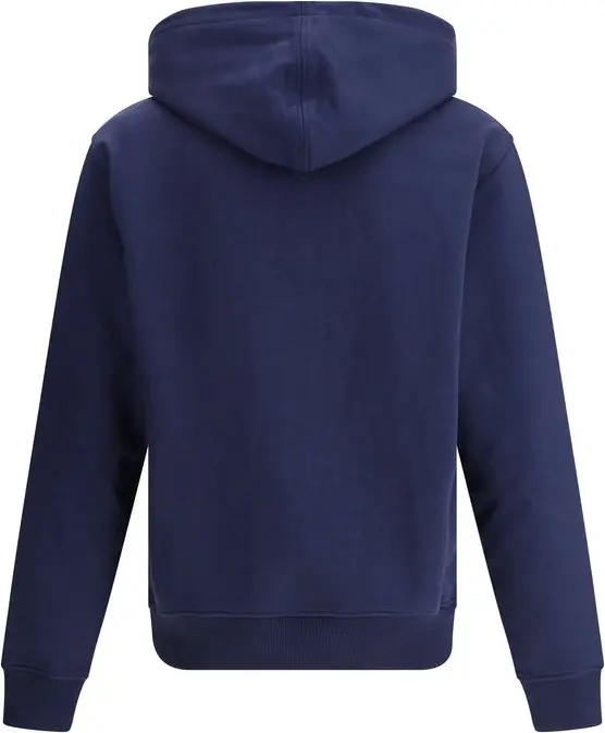 Blue Cotton Sweatshirt AMI Paris