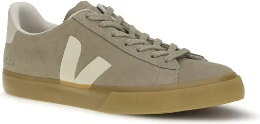 Sneakers Beige Calf Leather Bos Taurus Low Top Sneakers