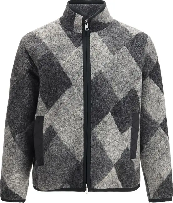 Sweatshirt Moncler Gray Wool Oves Aries