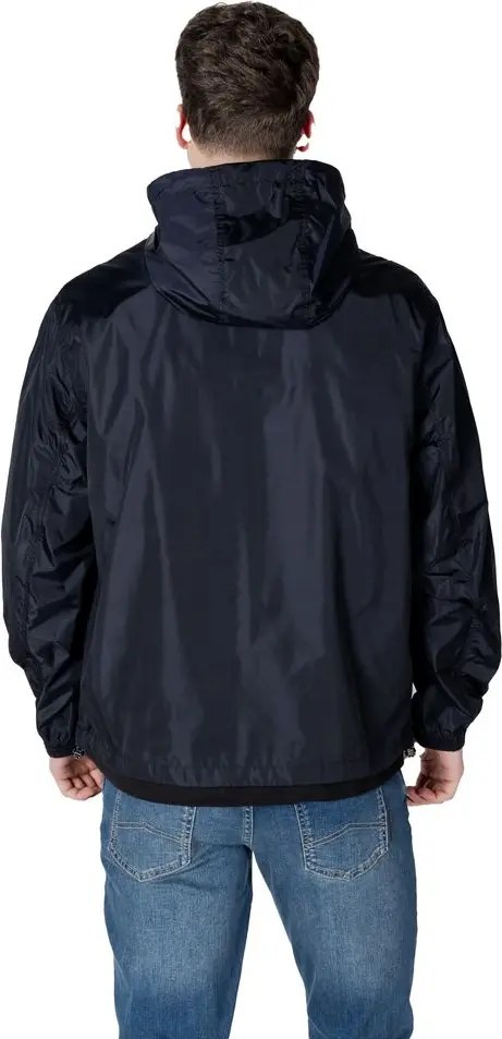 Jacket Armani Exchange Blue Polyamide Shell Jacket
