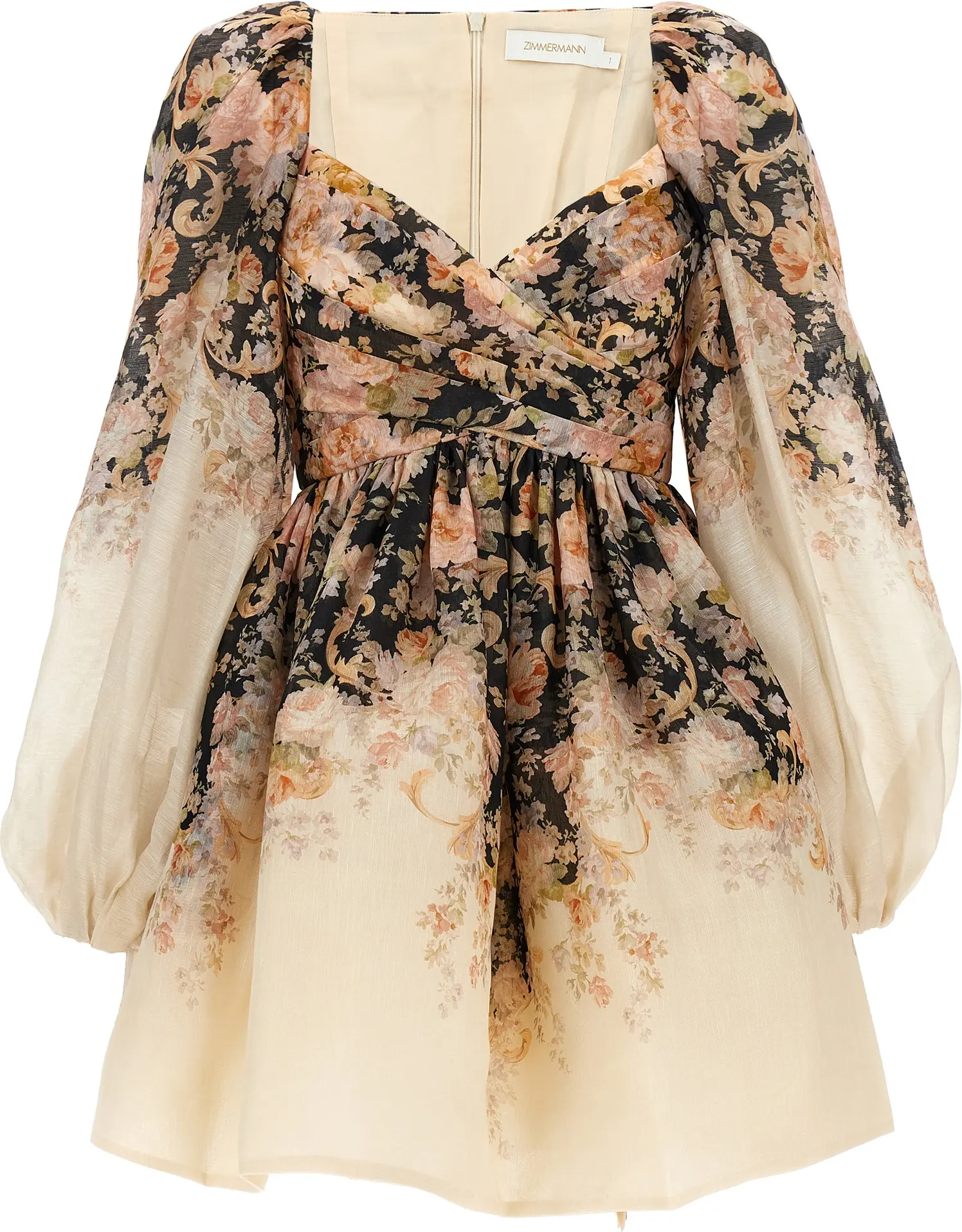Casual Dress Zimmermann Illustration Draped Mini