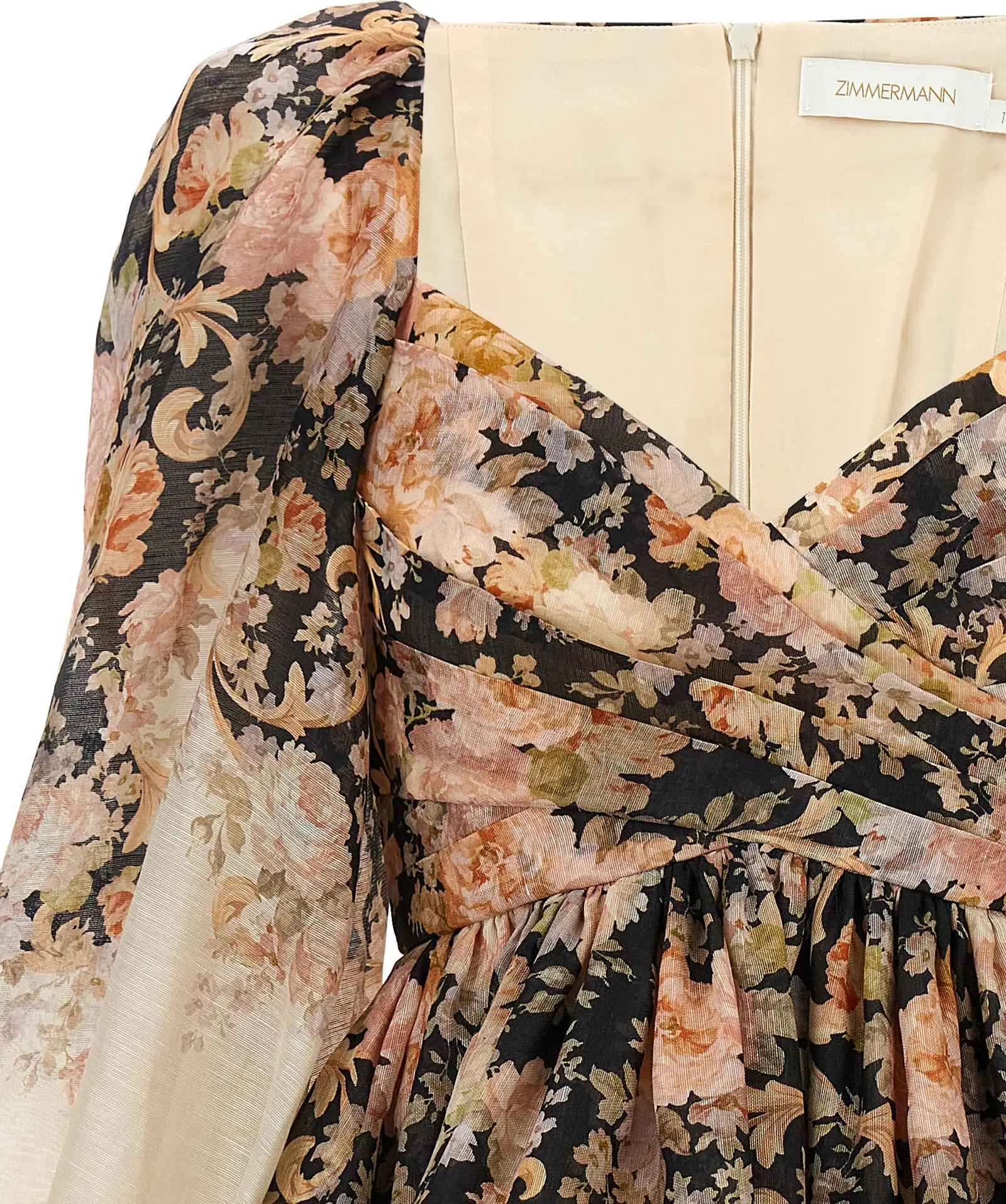 Casual Dress Zimmermann Illustration Draped Mini