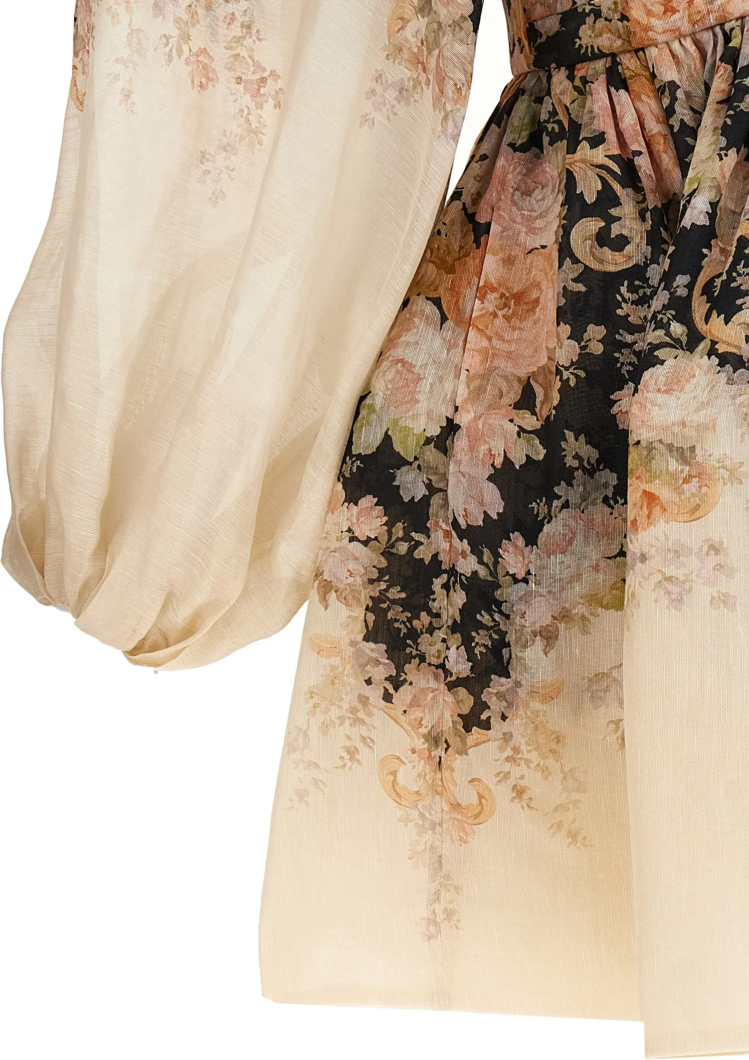 Casual Dress Zimmermann Illustration Draped Mini