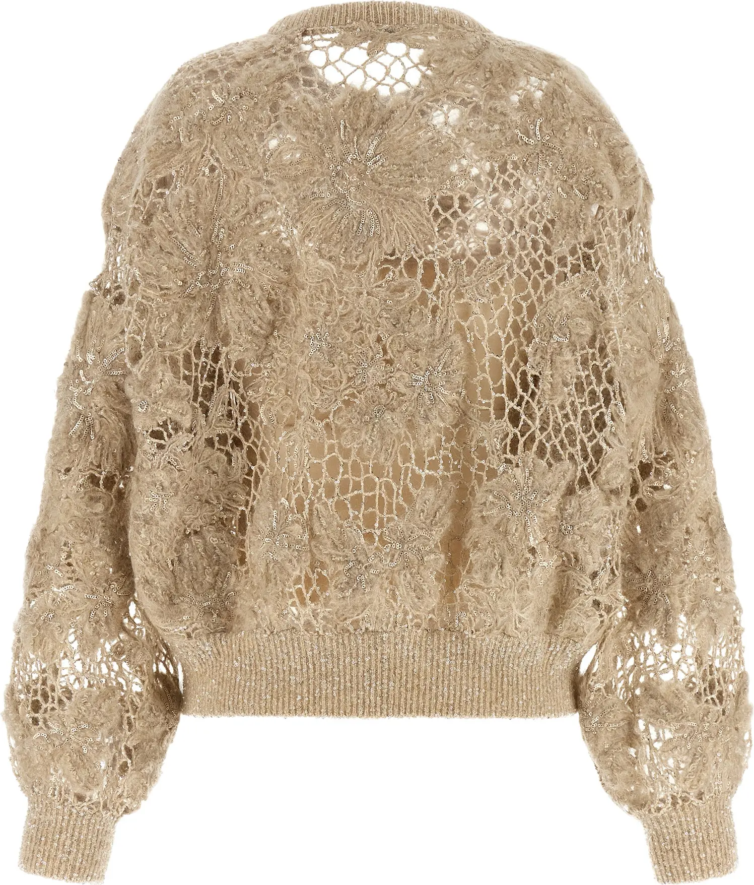 Cardigan Brunello Cucinelli Whispering Bloom Embroidery