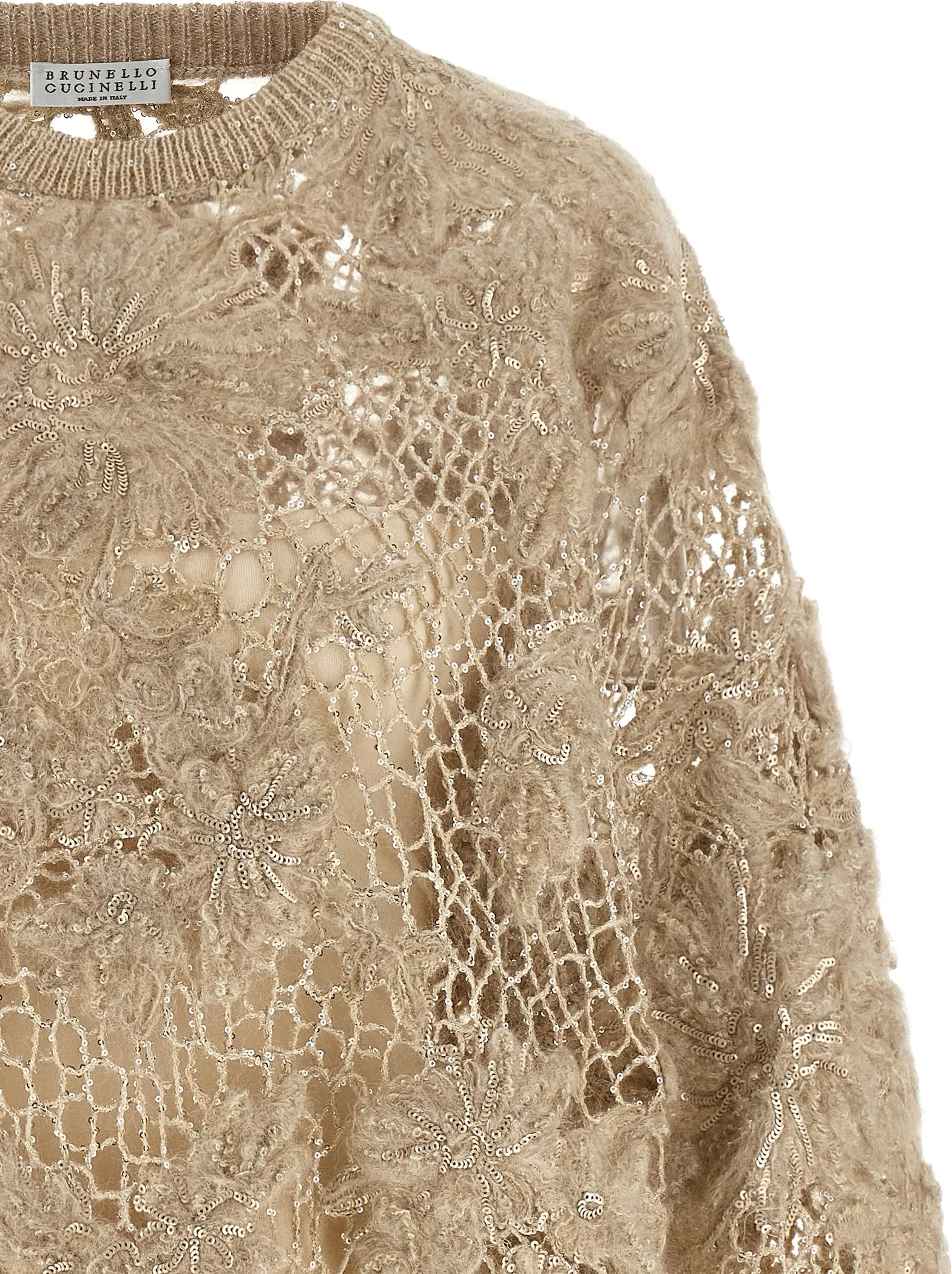 Cardigan Brunello Cucinelli Whispering Bloom Embroidery